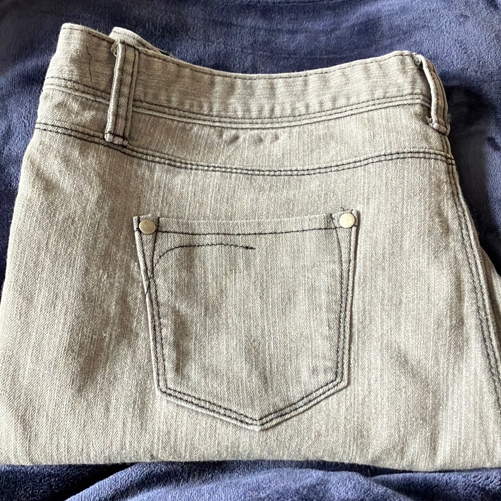 Garage‎ Gray Stretch Fitted Jeans